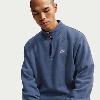 Nike Sportswear Club Men's 1/2-Zip Fleece Top. Nike.com